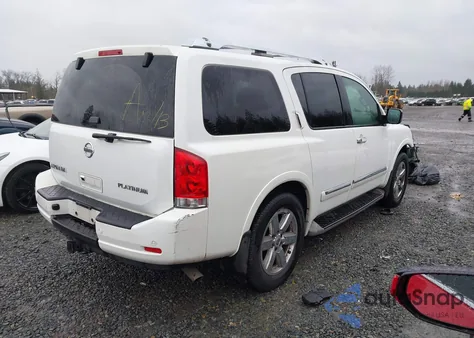 2014 Nissan Armada Platinum from USA, damaged, VIN 5N1AA0NC7EN603294